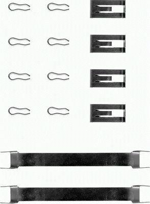 Mintex MBA984 - Set accesorii, placute frana - allinparts.ro