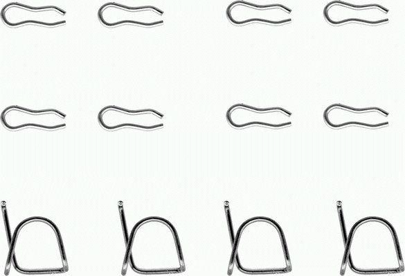 Mintex MBA939 - Set accesorii, placute frana allinparts.ro