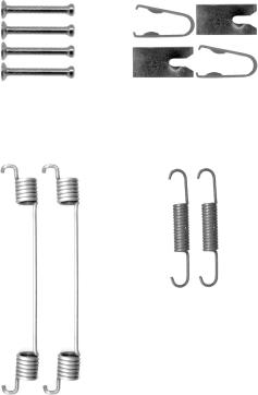 Mintex MBA42 - Set accesorii, sabot de frana - allinparts.ro