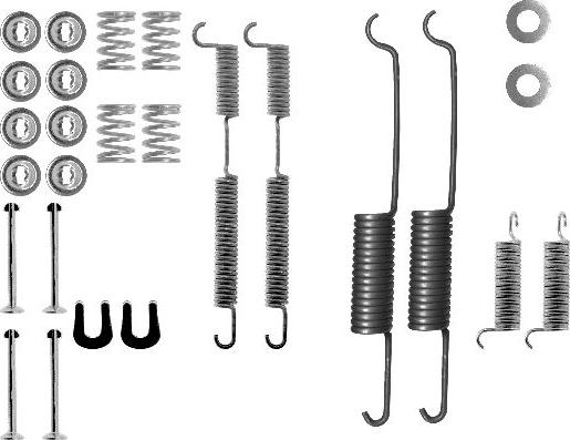 Mintex MBA518 - Set accesorii, sabot de frana allinparts.ro