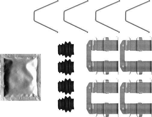 Mintex MBA0094 - Set accesorii, placute frana allinparts.ro