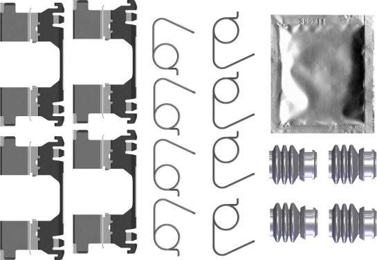 Mintex MBA0091 - Set accesorii, placute frana allinparts.ro