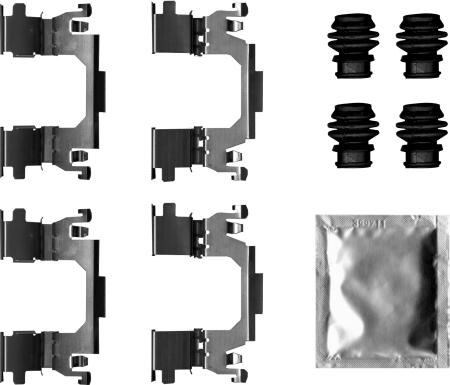 Mintex MBA0061 - Set accesorii, placute frana - allinparts.ro