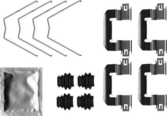 Mintex MBA0063 - Set accesorii, placute frana - allinparts.ro