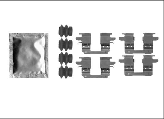 Mintex MBA5 - Set accesorii, sabot de frana allinparts.ro