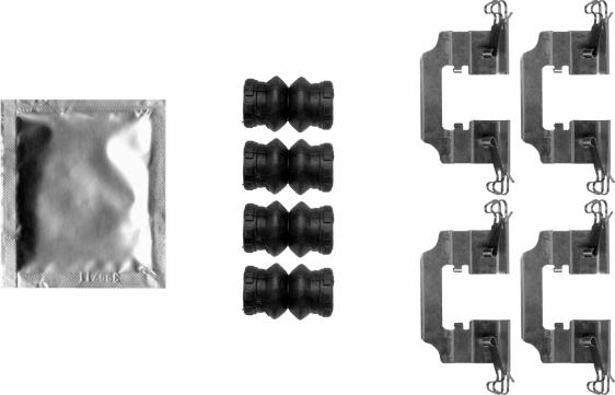 Mintex MBA0008 - Set accesorii, placute frana - allinparts.ro