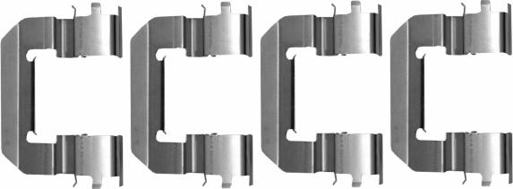 Mintex MBA0014 - Set accesorii, placute frana allinparts.ro