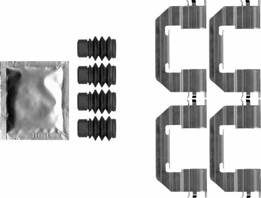Mintex MBA0011 - Set accesorii, placute frana allinparts.ro