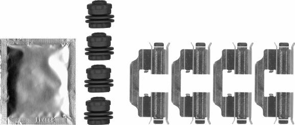 Mintex MBA0012 - Set accesorii, placute frana - allinparts.ro