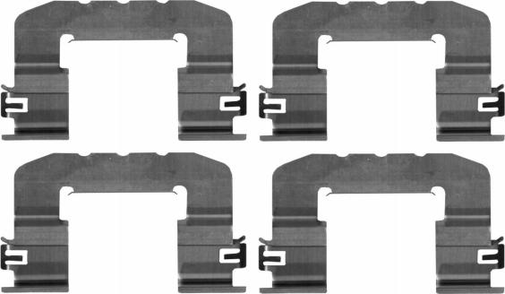 Mintex MBA0017 - Set accesorii, placute frana allinparts.ro