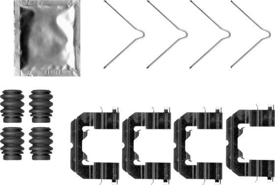 Mintex MBA0089 - Set accesorii, placute frana - allinparts.ro