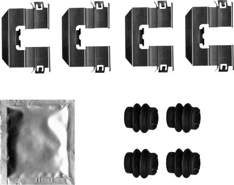 Mintex MBA0034 - Set accesorii, placute frana allinparts.ro