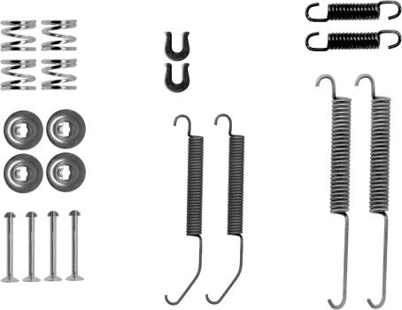 Mintex MBA0033 - Set accesorii, sabot de frana allinparts.ro