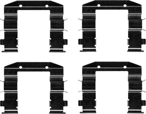 Mintex MBA0037 - Set accesorii, placute frana allinparts.ro