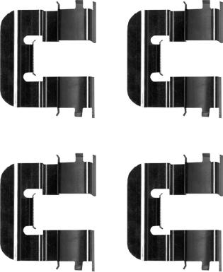 Mintex MBA0024 - Set accesorii, placute frana allinparts.ro