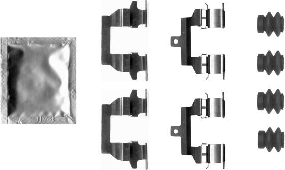 Mintex MBA0026 - Set accesorii, placute frana allinparts.ro