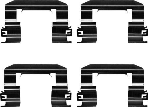 Mintex MBA0021 - Set accesorii, placute frana - allinparts.ro