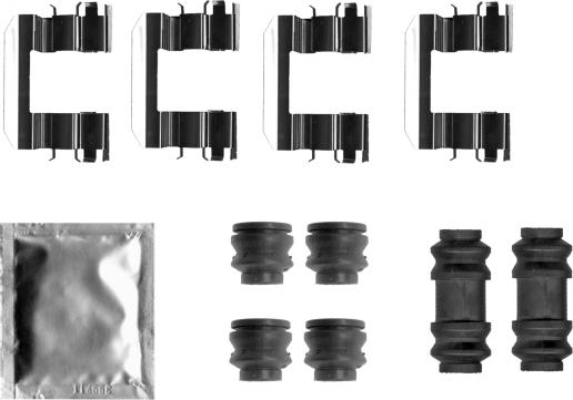 Mintex MBA0028 - Set accesorii, placute frana allinparts.ro