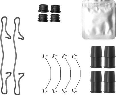 Mintex MBA0145 - Set accesorii, placute frana allinparts.ro