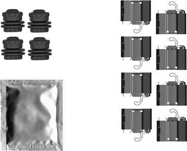 Mintex MBA0140 - Set accesorii, placute frana allinparts.ro