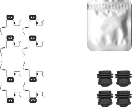 Mintex MBA0156 - Set accesorii, placute frana allinparts.ro