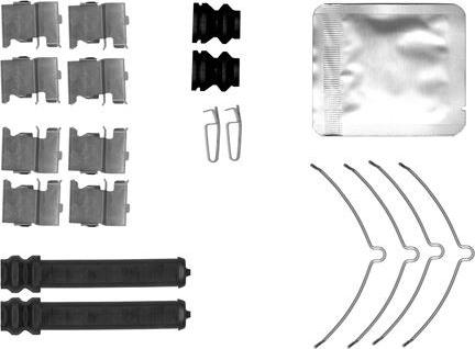 Mintex MBA0169 - Set accesorii, placute frana allinparts.ro