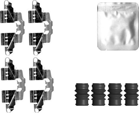 Mintex MBA0161 - Set accesorii, placute frana allinparts.ro