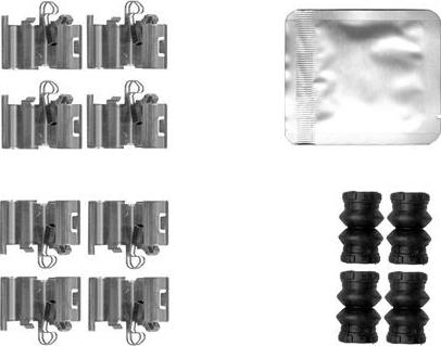 Mintex MBA0168 - Set accesorii, placute frana allinparts.ro