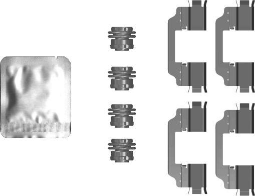 Mintex MBA0101 - Set accesorii, placute frana allinparts.ro