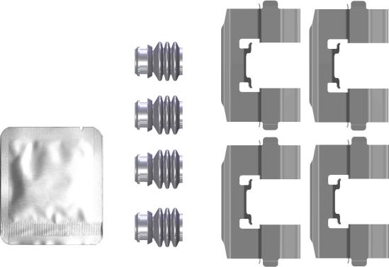 Mintex MBA0115 - Set accesorii, placute frana allinparts.ro