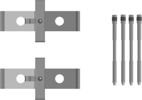 Mintex MBA0136 - Set accesorii, placute frana - allinparts.ro