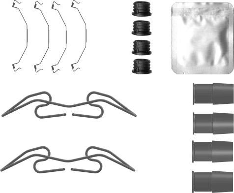 Mintex MBA0133 - Set accesorii, etrier frana - allinparts.ro