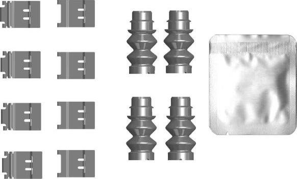 Mintex MBA0124 - Set accesorii, placute frana allinparts.ro