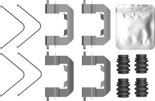 Mintex MBA0123 - Set accesorii, placute frana allinparts.ro