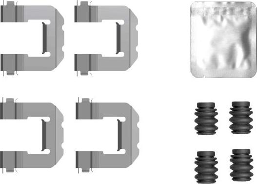 Mintex MBA0127 - Set accesorii, placute frana - allinparts.ro