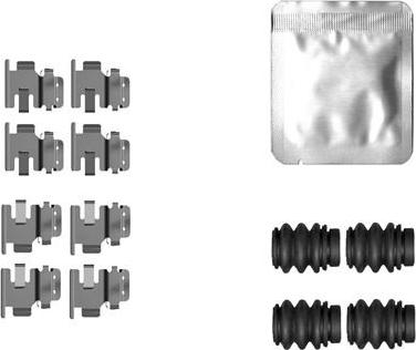 Mintex MBA0175 - Set accesorii, placute frana - allinparts.ro