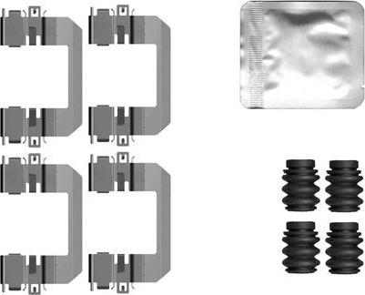 Mintex MBA0176 - Set accesorii, placute frana - allinparts.ro