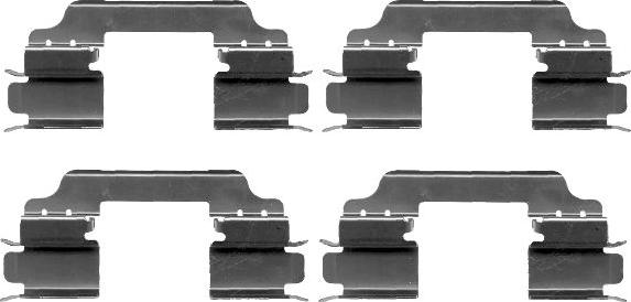 Mintex MBA1649 - Set accesorii, placute frana - allinparts.ro