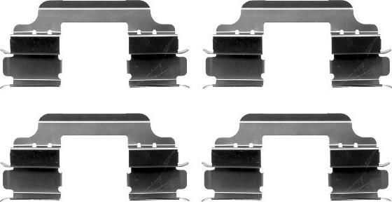 Mintex MBA1648 - Set accesorii, placute frana allinparts.ro