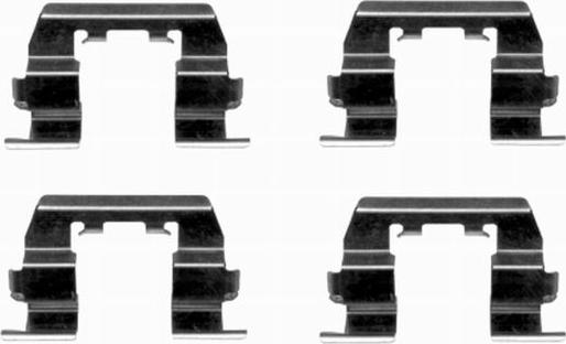 Mintex MBA1669 - Set accesorii, placute frana - allinparts.ro