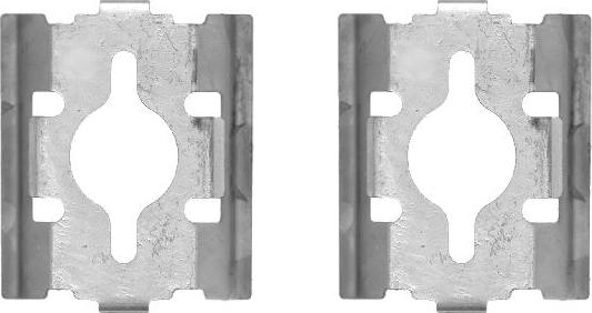 Mintex MBA1600 - Set accesorii, placute frana - allinparts.ro