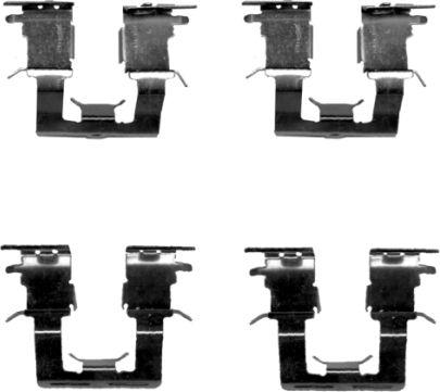 Mintex MBA1620 - Set accesorii, placute frana allinparts.ro