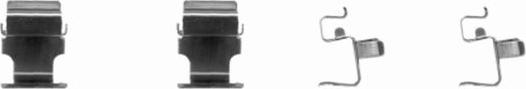 Mintex MBA1673 - Set accesorii, placute frana allinparts.ro