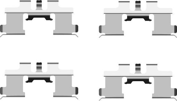 Mintex MBA1677 - Set accesorii, placute frana allinparts.ro