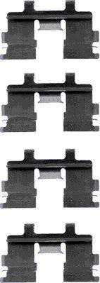 Mintex MBA1064 - Set accesorii, placute frana allinparts.ro