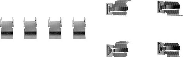 Mintex MBA1060 - Set accesorii, placute frana - allinparts.ro