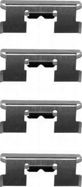 Mintex MBA1017 - Set accesorii, placute frana allinparts.ro
