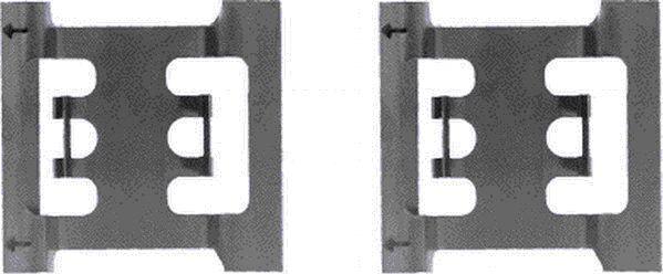 Mintex MBA1083 - Set accesorii, placute frana - allinparts.ro