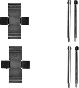 Mintex MBA1039 - Set accesorii, placute frana allinparts.ro