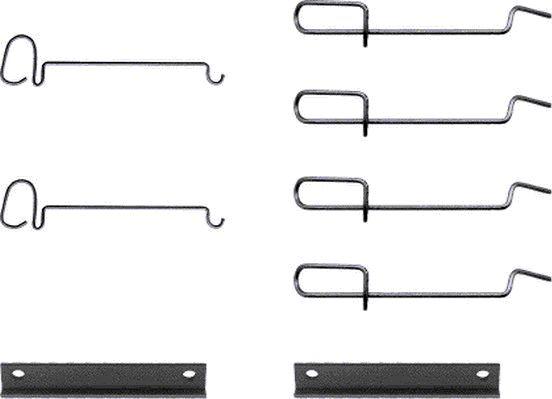 Mintex MBA1070 - Set accesorii, placute frana - allinparts.ro